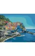 Brushme Malowanie po numerach - �r�dmorskie wybrze�e 40x50cm