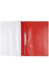 Office Products Skoroszyt A4 PP wpinany z europerforacj� czerwony 25 szt.