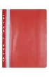 Office Products Skoroszyt A4 PP wpinany z europerforacj� czerwony 25 szt.
