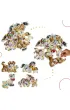 Puzzle maxi 4w1 -zwierz�ta z dzie�mi (4+5+6+7 el.) Castorland