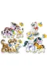 Puzzle maxi 4w1 -zwierz�ta z dzie�mi (4+5+6+7 el.) Castorland