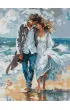 Ideyka Malowanie po numerach - Para na wybrze�u 30x40cm