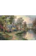Puzzle 1000 el. Thomas Kinkade Miasteczko nad rzek� Schmidt