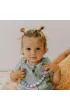 Silikonowy naszyjnik dla dziecka, Ksi�niczka na ziarnku grochu, pastelowy Jellystone Designs