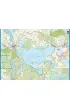 Jeziora Mazurskie. Laminowana mapa �eglarska w skali 1:60 000