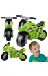 Motocykl zielony Technok