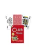 Poker Club, karty do gry, czerwony Modiano