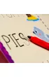 Montessori. Dugopis z 18 tabliczkami Lisciani