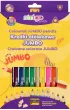 Strigo Kredki o��wkowe Jumbo tr�jk�tne z temper�wk� 12 szt.