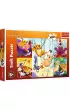 Puzzle 100 el. Dzielny Kr�l Lew Trefl