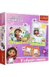 Puzzle + Memos 2w1 (24+30+48 el.) Gabi z kocim przyjacielem. Koci Domek Gabi Trefl
