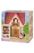 Sylvanian Przytulny domek wiejski z czerwonym dachem