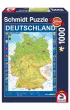 Puzzle 1000 el. Mapa Niemiec Schmidt