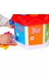 SORTER DOMEK EDUKACYJNY Z KLUCZAMI ZESTAW KLOCKI KSZTATY KOLORY Maksik