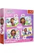 Puzzle 4w1 - Przygody Gabi. Koci Domek Gabi (35+48+54+70 el.)
