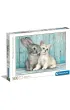 Puzzle 500 el. Kotek i Kr�lik Clementoni