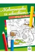 Kolorowanka ze szlaczkiem W lesie i na ��ce