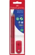 Faber-Castell Zestaw o��wk�w grafit Grip 2001 2 szt+gumka mix