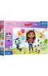 Puzzle 60 el. Super Shape XXL. Weseli Przyjaciele Gabi. Koci Domek Gabi Trefl