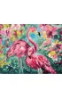Twoje Hobby Malowanie po numerach - Flamingi w kolorach 40x50cm