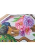 Epee Plakat z mozaik� diamentow� Paw i piwonia 35x45cm