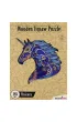 Puzzle 185 drewniane Jednoro�ec Recent Toys