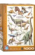 Puzzle 1000 el. Dinozaury z okresu jurajskiego Eurographics