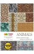 Blok z motywami ANIMALS WILD, 80g/m2, A4, 16 ark, 32 motyw, Happy Color