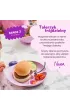 Nana`s Manners Etap 2, Talerz silikonowy tr�jdzielny z przyssawk�, fioletowy