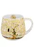 Duo Sp. z o.o. Porcelanowy kubek baryka Klimt Ecru Tree Of Life 430 ml