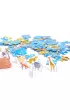 Puzzle 60 el. Mapa �wiata Zwierz�ta z figurkami Bright Junior Media
