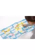 Puzzle 60 el. Mapa �wiata Zwierz�ta z figurkami Bright Junior Media
