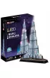 Puzzle 3D 136 el. Burj Khalifa LED Cubic Fun