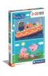 Puzzle 2x20 el. SuperColor. Peppa Pig Clementoni
