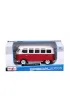 Model metalowy Volkswagen Samba bia�o-czerwiny Maisto