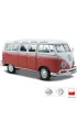 Model metalowy Volkswagen Samba bia�o-czerwiny Maisto