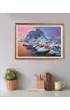 Puzzle 500 el. HQ Hamnoy Village Clementoni