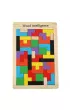 Puzzle drewniane uk�adanka tetris klocki 40el.