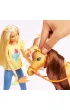 Barbie Stadnina koni zestaw z lalkami FXH15 Mattel