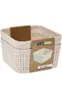 Storage Solutions Koszyki do przechowywania beowe 12x12x6 cm