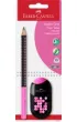 Faber-Castell Zestaw o��wek + temper�wka z gumk�