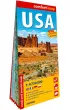 Usa laminowana mapa samochodowo-turystyczna 1:4 750 000