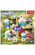 Puzzle 4w1 - �ycie w Wiosce Smerf�w (35+48+54+70 el.) Trefl