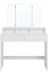 Songmics Toaletka z tr�jdzielnym lustrem 100 cm