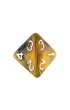 Komplet ko�ci RPG - Dwukolorowe - Czarno-z�ote Rebel