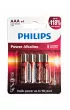 BATERIA LR03 PHILIPS POWER LIFE B/C 4 szt.