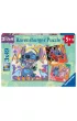 Puzzle dla dzieci 3x49 el. 2D Disney Stitch Ravensburger