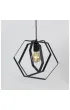 Luminex Geometryczna lampa wisz�ca Hexagon 40 cm