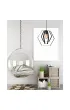 Luminex Geometryczna lampa wisz�ca Hexagon 40 cm