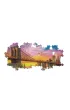 Puzzle 3000 el. Manhattan Balcony Sunset Clementoni